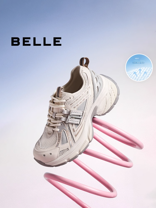 Retro Chunky Mesh Sneakers – Breathable & Stylish Platform Dad Shoes