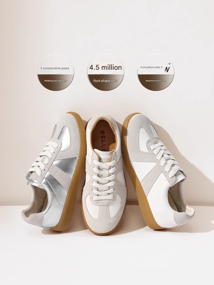 国内未入荷 BBIMP - Retro German Trainer Sneakers Women's Retro German Trainer Sneakers – Breathable Mesh